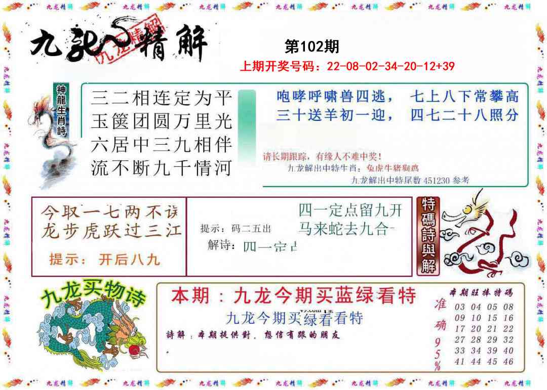 102期九龙精解[图]